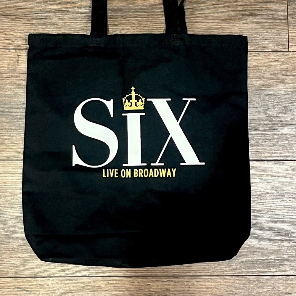 SIX Live On Broadway Tote Bag